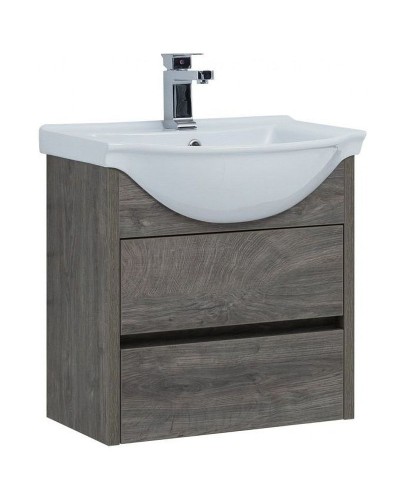 Тумба под раковину Aquanet Сидней 60 243668 подвесная Дуб рошелье