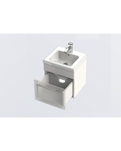 Тумба под раковину Aquanet Нота 40 159137 подвесная Белая