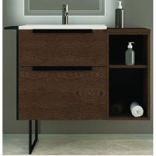 Тумба под раковину Cezares Urban 74 55158 подвесная Frassino scuro без ножки и боковой полки