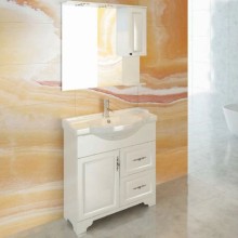 Тумба с раковиной слоновая кость 86 см Comforty Севилья 00003132626