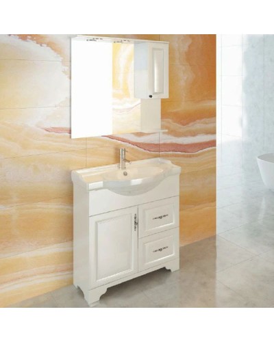 Тумба с раковиной слоновая кость 86 см Comforty Севилья 00003132626