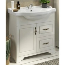 Тумба с раковиной слоновая кость 86 см Comforty Севилья 00003132626