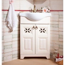 Тумба под раковину Бриклаер Кантри 61 4627125413704 угловая Бежевый дуб прованс