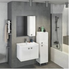 Тумба с раковиной белый глянец 70 см Comforty Флоренция 00003127388