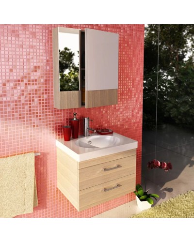 Тумба с раковиной сосна лоредо 60 см Comforty Ницца 00003120772