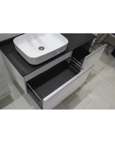 Тумба с раковиной белый глянец 120 см Comforty Милан 0000004023