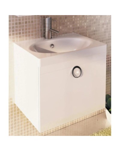 Тумба с раковиной белый глянец 60 см Comforty Магнолия 00003120088