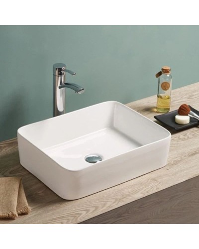 Тумба с раковиной дуб белый 90 см Comforty Прага 00004136270