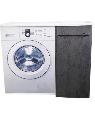 Тумба под раковину Bellezza Олиссия 100 R 4639417661427 Серая