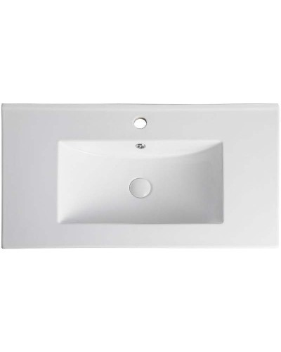 Тумба с раковиной Orange Li-80Tub+Ra подвесная Черная матовая