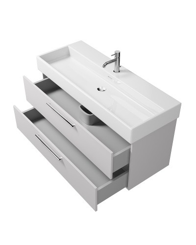 Тумба под раковину Creto Tivoli 120 8-1394W подвесная Белая