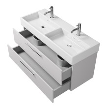 Тумба под раковину Creto Tivoli 120 Due 8-1393W подвесная Белая