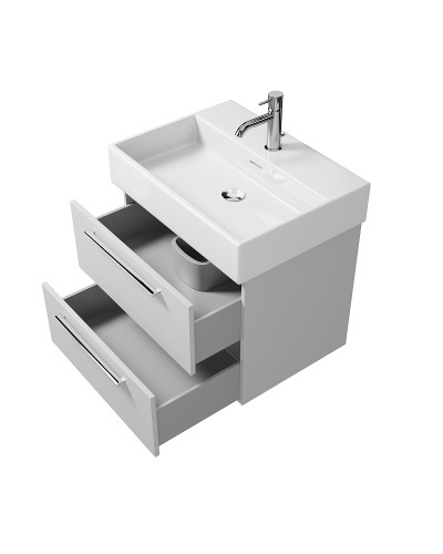 Тумба под раковину Creto Tivoli 60 8-1376W подвесная Белая