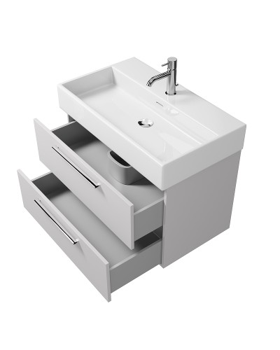 Тумба под раковину Creto Tivoli 80 8-1377W подвесная Белая