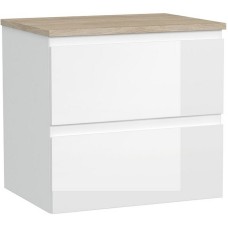 Тумба под раковину Cersanit Moduo 60 SB-SZ-MOD60-BL/Wh подвесная Белая