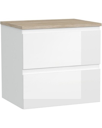 Тумба под раковину Cersanit Moduo 60 SB-SZ-MOD60-BL/Wh подвесная Белая