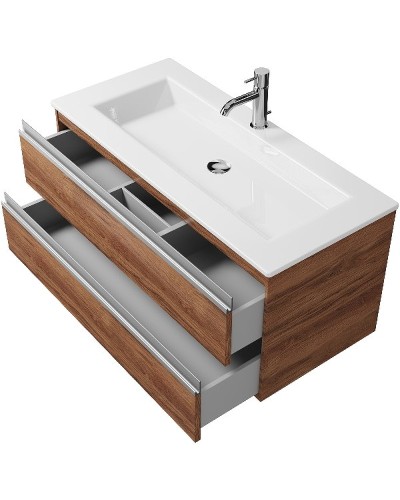 Тумба под раковину Creto Alba 100 11-1105CH подвесная Charleston