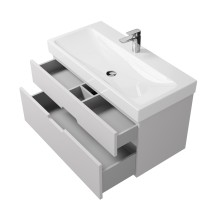 Тумба под раковину Creto Malibu 100 7-1079W подвесная Белая