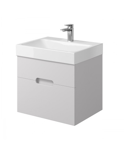 Тумба под раковину Creto Malibu 60 7-1077W подвесная Белая