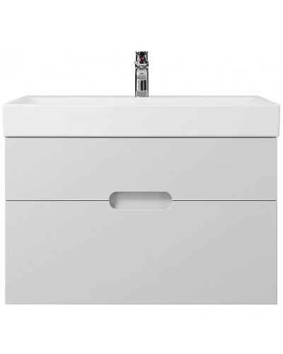 Тумба под раковину Creto Malibu 80 7-1078W подвесная Белая