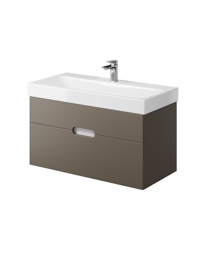 Тумба под раковину Creto Malibu 100 7-1079Cap подвесная Capuchino