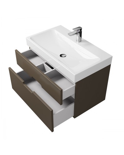 Тумба под раковину Creto Malibu 80 7-1078Cap подвесная Capuchino