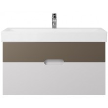 Тумба под раковину Creto Malibu 100 7-1079CapS подвесная Capuchino Soft