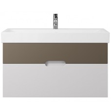 Тумба под раковину Creto Malibu 100 7-1079CapS подвесная Capuchino Soft