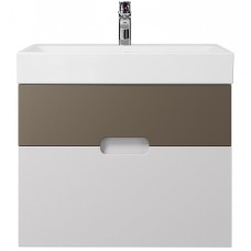 Тумба под раковину Creto Malibu 60 7-1077CapS подвесная Capuchino Soft