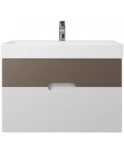 Тумба под раковину Creto Malibu 80 7-1078CapS подвесная Capuchino Soft