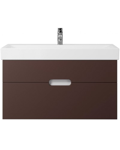 Тумба под раковину Creto Malibu 100 7-1079C подвесная Chocolate