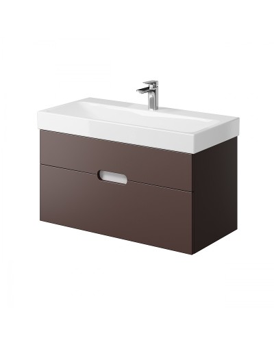 Тумба под раковину Creto Malibu 100 7-1079C подвесная Chocolate