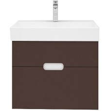 Тумба под раковину Creto Malibu 60 7-1077C подвесная Chocolate