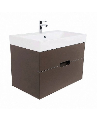 Тумба под раковину Creto Malibu 80 7-1078C подвесная Chocolate