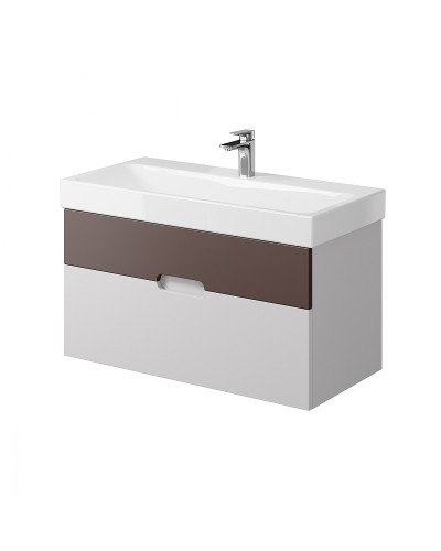 Тумба под раковину Creto Malibu 100 7-1079CS подвесная Chocolate Soft