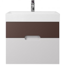 Тумба под раковину Creto Malibu 60 7-1077CS подвесная Chocolate Soft