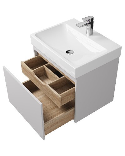 Тумба под раковину Creto Etna 60 4-1077W подвесная Белая