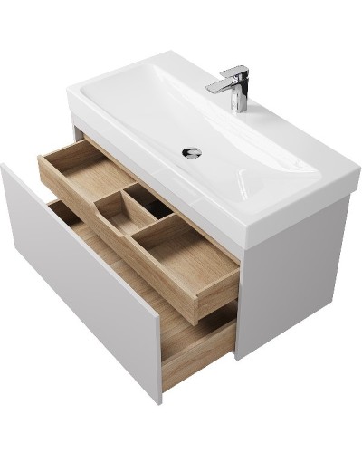 Тумба под раковину Creto Etna 100 4-1079W подвесная Белая