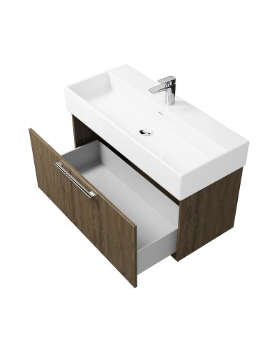 Тумба под раковину Creto Milano 100 5-1378TR подвесная Truffle