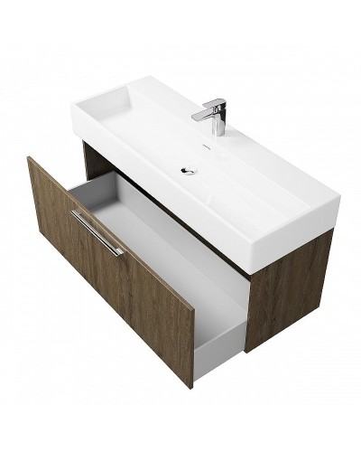Тумба под раковину Creto Milano 120 5-1393-1394TR подвесная Truffle