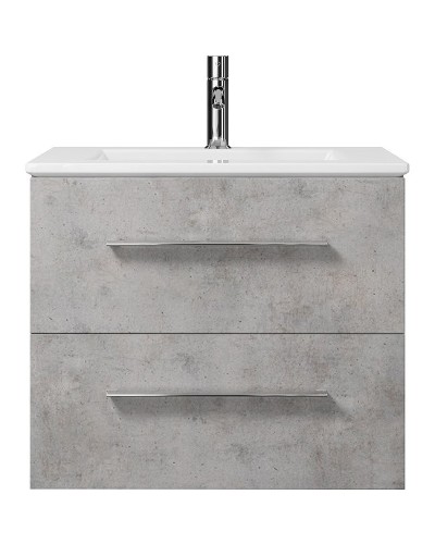 Тумба под раковину Creto Ares 60 10-1161B подвесная Серый Бетон