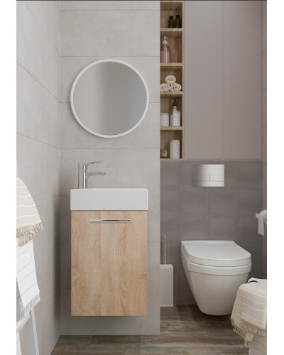 Тумба под раковину Creto Pollino 37 15-1418-1419S подвесная Soft