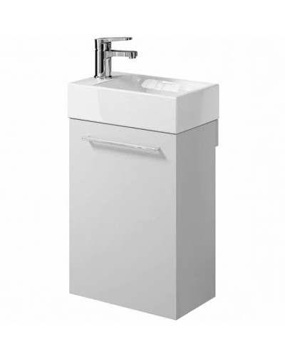 Тумба под раковину Creto Pollino 37 15-1418-1419W подвесная White