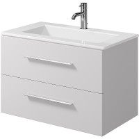 Тумба под раковину Creto Ares 80 10-1113W подвесная Белая