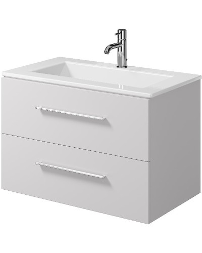 Тумба под раковину Creto Ares 80 10-1113W подвесная Белая