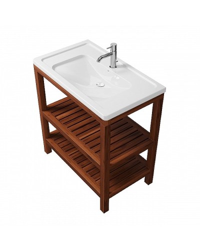 Тумба под раковину Creto Provence 85 9-1008W Wood