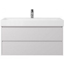Тумба под раковину Creto Scala 100 3-1079W подвесная Белая глянцевая
