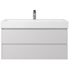 Тумба под раковину Creto Scala 100 3-1079W подвесная Белая глянцевая
