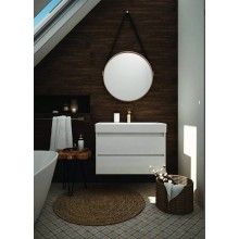 Тумба под раковину Creto Scala 100 3-1079W подвесная Белая глянцевая