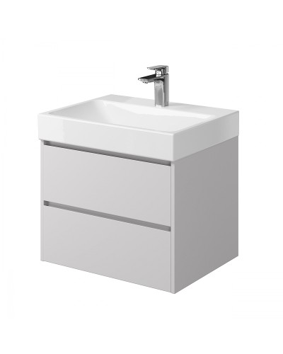 Тумба под раковину Creto Scala 60 3-1077W подвесная Белая глянцевая